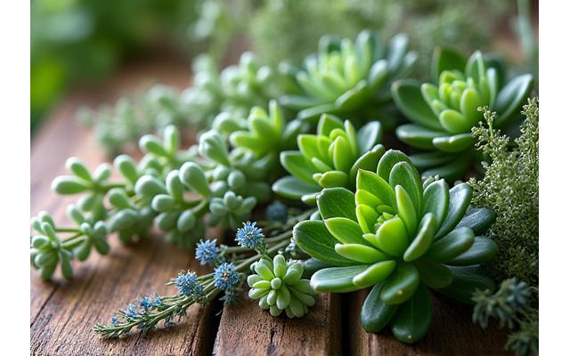 持続可能な植栽選定ワークショップで選ばれた様々な植物